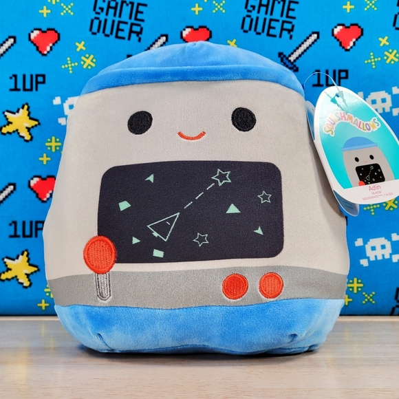 Squishmallow Adin the Gamer 8" UltraSoft Stuffed Kids Toy Plush Exclusive NWT - Picture 1 of 12